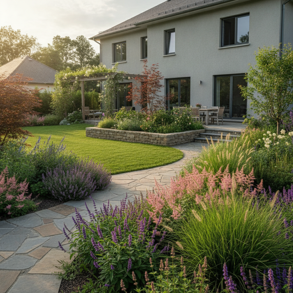 Residential Landscaping - No Face and No Text